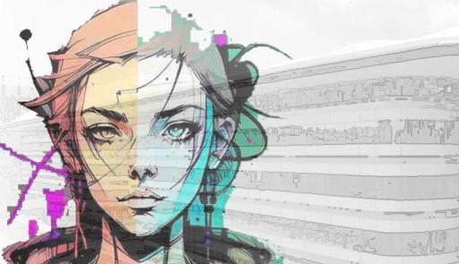 viso di una donna creato con l'intelligenza artificiale viso di una donna creato con l'intelligenza artificiale