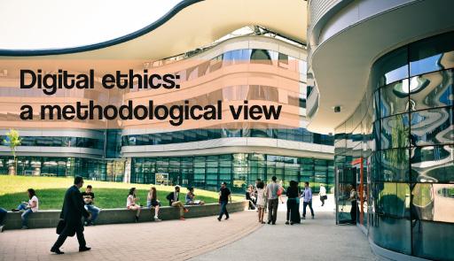 Il CLE sullo sfondo con scritta DIGITAL ETHICS