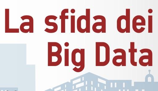 Scritta in rosso "La sfida dei big data"