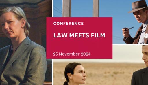 Conferenza - Law meets film Tre fotogrammi dei 3 film della conferenza