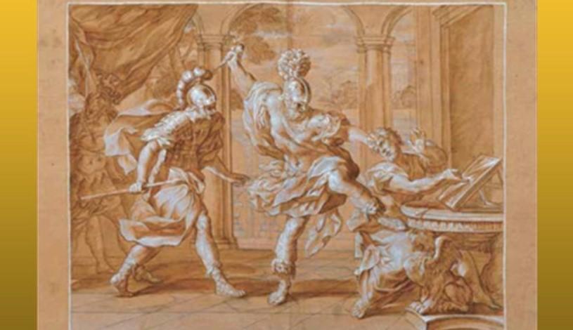 Bassorilievo che ritrae l'assassinio di Archimede