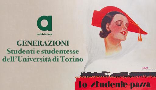 Porzione della locandina: una giovane stile anni 30 con scritta "Lo studente passa"