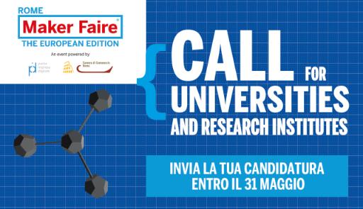 Titolo dell'evento su fondo colorato a quadrati