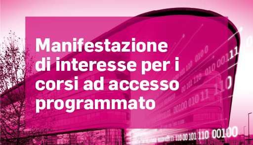 Manifestazione di interesse per i corsi ad accesso programmato grafica immatricolazioni - Manifestazione di interesse per i corsi ad accesso programmato
