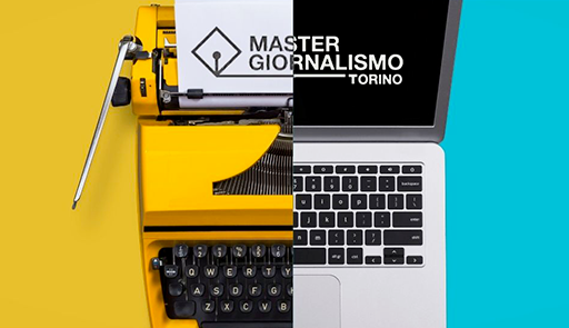 titolo del master su immagine di una macchina da scrivere e un computer titolo del master su immagine di una macchina da scrivere e un computer