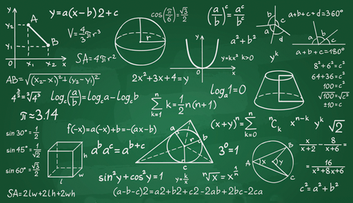 Immagine astratta di formule matematiche