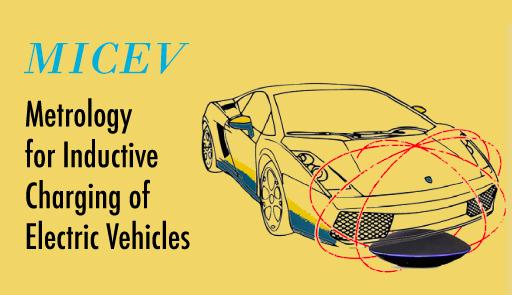 Logo del progetto MICEV con sagoma di un'automobile