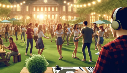 persone che ballano su un prato persone che ballano su un prato