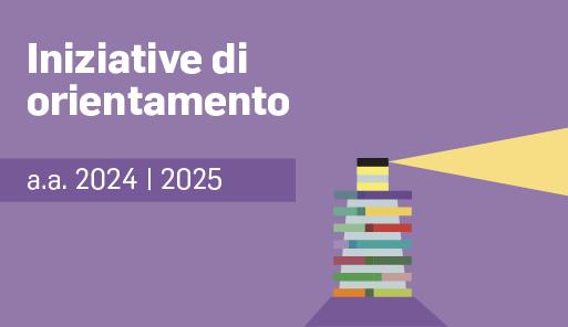 Iniziative di orientamento - Anno accademico 2024-2025 Titolo dell'avviso su sfondo colorato