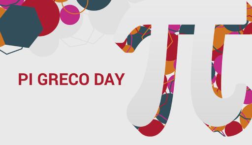 Festeggiando il Pi Greco Day 2024 Titolo dell'evento su sfondo chiaro