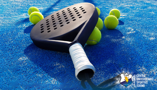 Foto di una raccheta da padel