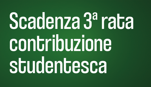 3ª rata contribuzione studentesca: ultimi giorni grafica immatricolazioni - 3ª rata contribuzione studentesca: ultimi giorni