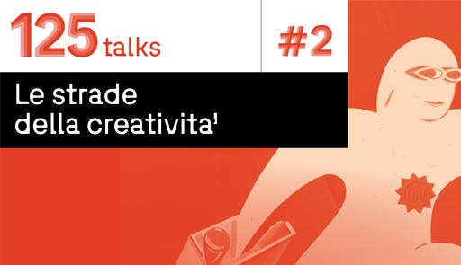 Fiat Talks #2 Titolo dell'evento su sfondo colorato