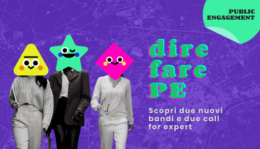 tre persone in pieni su fondo colorato