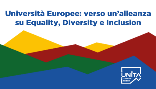 sfondo colorato, logo UNITA e titolo dell'evento