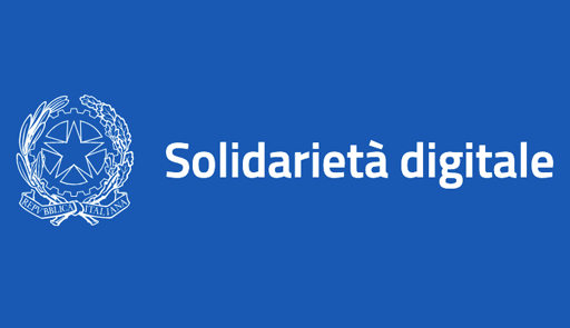 Solidarietà digitale - Servizi gratuiti di digitalizzazione a supporto di cittadini e imprese - Patrocinio MID e AGID logo MID e AGID