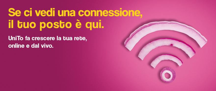 Immatricolazioni a.a. 2020-21 fettine di cipolla con scritta: se ci vedi una connessione, il tuo posto è qui