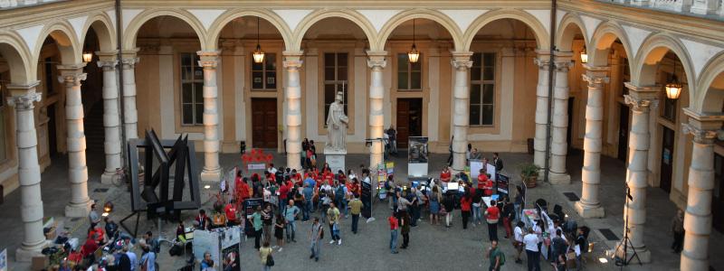Terza Missione Evento nel cortile del Palazzo del Rettorato per la Notte dei ricercatori