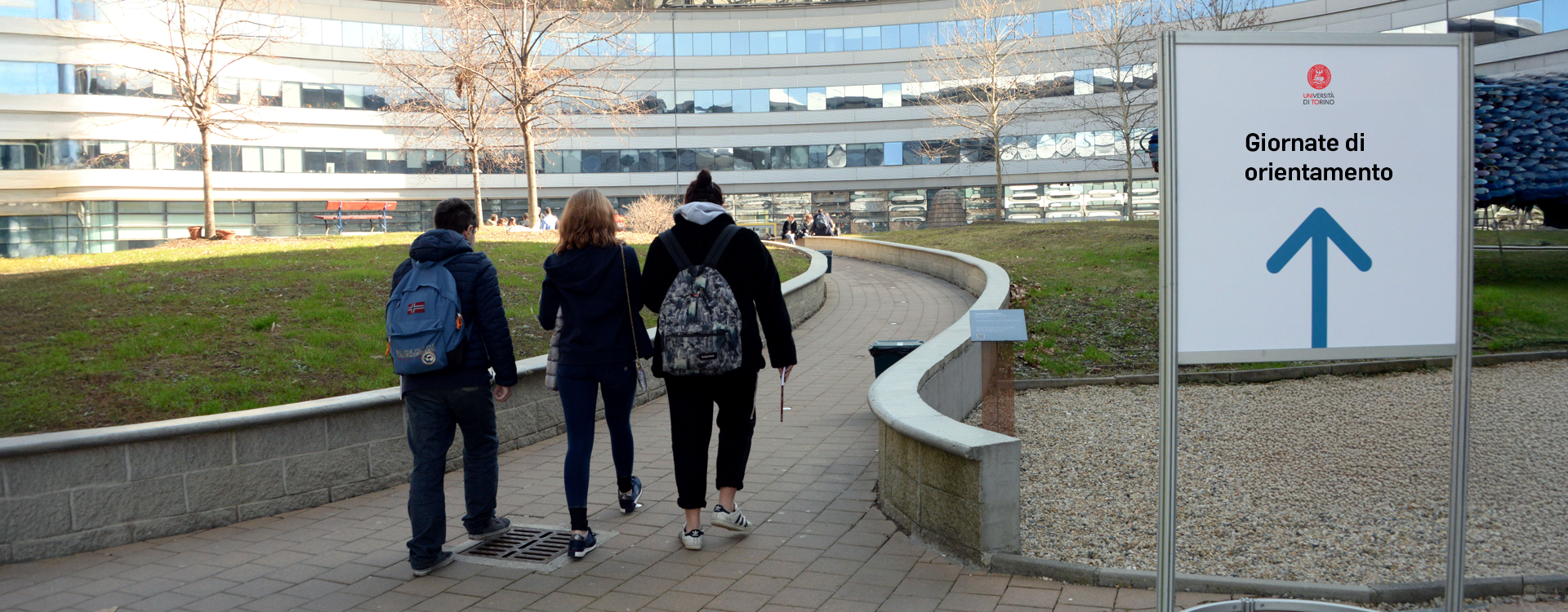 Studenti al Campus Luigi Einaudi per le giornate di orientamento