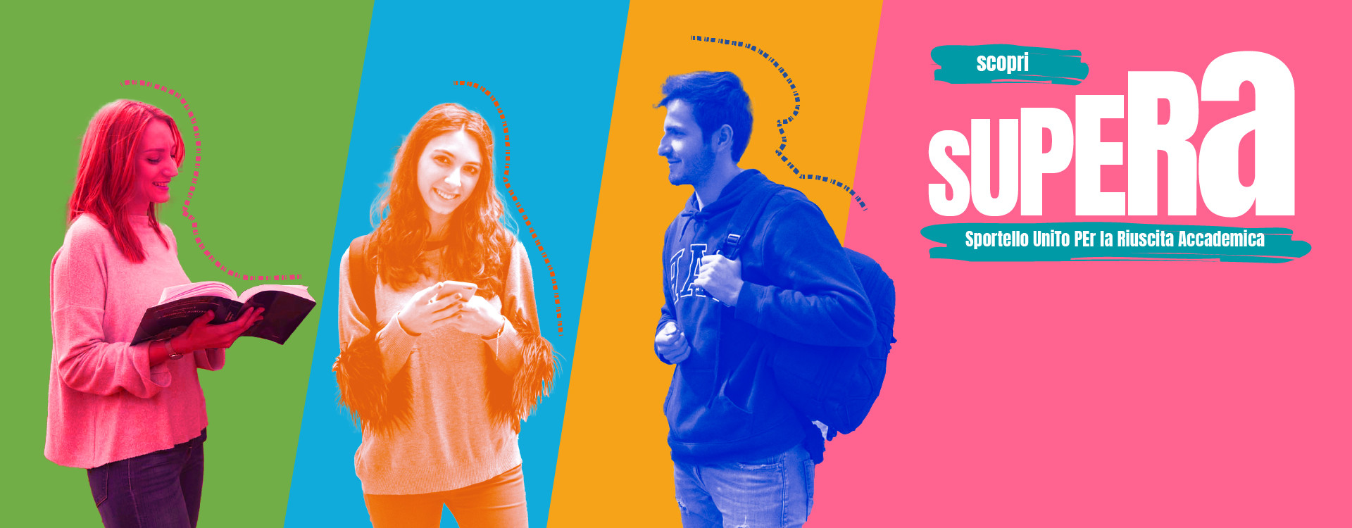 immagine decorativa di tre studenti