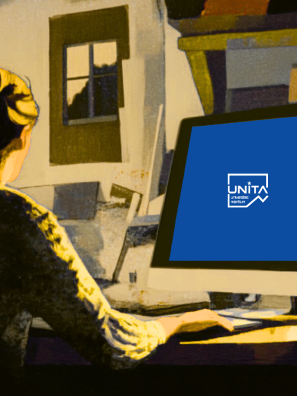 immagine decorativa con persona seduta davanti al computer