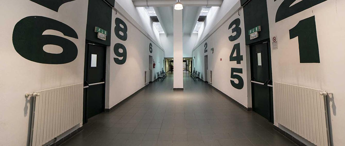 Sede di via Quarello con evidenza dei numeri delle Aule