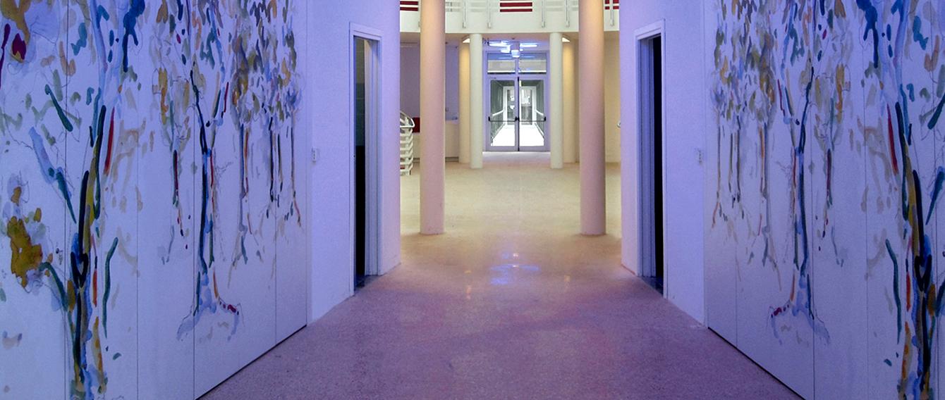 Installazione luminosa presso la sede del San Luigi di Orbassano