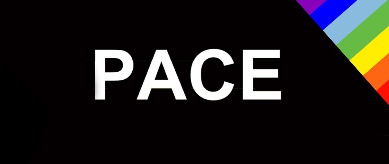 Titolo dell'avviso su sfondo scuro e bandiera della pace