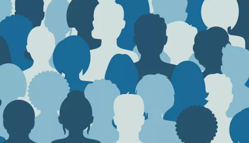 icone maschili e femminili stilizzate