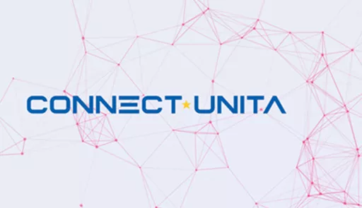 immagine decorativa con la scritta connect unita.