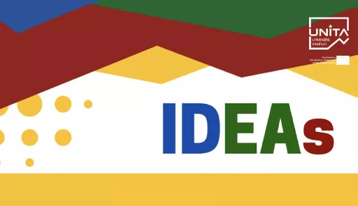 titolo dell'evento su fondo bianco