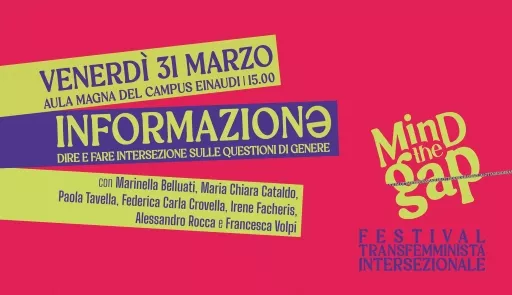 titolo dell'evento su fondo colorato