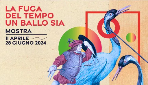 Titolo dell'evento su sfondo colorato